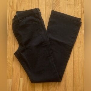 Express black bootcut jeans size 10 long